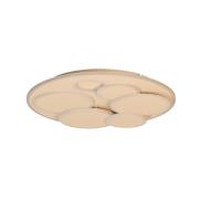 LED-Deckenlampe Dots, sandfarben, Ø 50 cm, Metall/Acryl, CCT