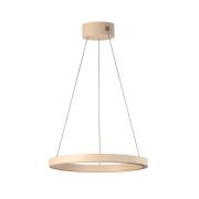 LED-Hängelampe Silvio, Ø 60 cm, sandfarben, Metall, CCT