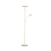 LED-Stehlampe Sorento, Höhe 182 cm, Leselicht, sandfarben
