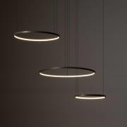 LED-Hängeleuchte CIRCOLO, olivgrün, Ø 30/45/60 cm, 3-flammig