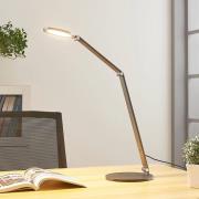 Lucande LED-Schreibtischlampe Mion, 41 cm, rund, dimmbar