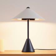 Lindby Tischleuchte Norvik, Höhe 35 cm, schwarz/grau, Metall