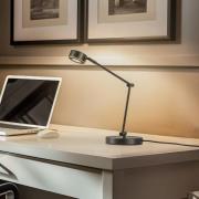 Lindby Tischleuchte Jyla, schwarz, 2700K, GX53, Eisen