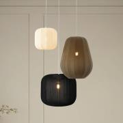 Lindby Hängeleuchte Helin schwarz/weiß/grau, Ø 60 cm, 3-flg.