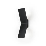 LED-Wandleuchte Ada, schwarz, Aluminium, 2-flammig