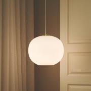 Hängeleuchte Navone, weiß, Glas, Ø 40 cm, 1-flammig