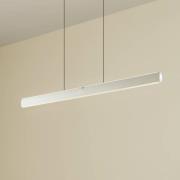 Lucande LED-Hängelampe Arvon, alufarben, 116cm, dimmbar, CCT