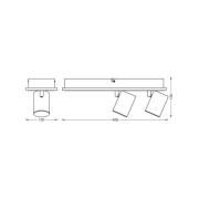 OSRAM LED-Deckenstrahler MARS CLICK-SELECT, 2 Spots, schwarz