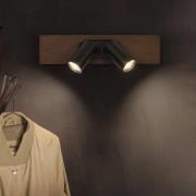 OSRAM Deckenstrahler MERCURY schwarz 2-Spot GU10-LED 927 dim