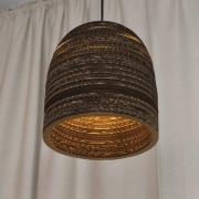 OSRAM Hängeleuchte BALL BELL, braun, Ø 26 cm, Wellpappe, E27