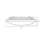 OSRAM LED-Deckenlampe ORBIS, Ø 41 cm, Fernbedienung CCT weiß