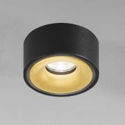 Egger DLS LED-Spot Clippo EP, schwarz-gold, 2.700K