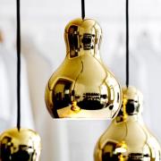 FRITZ HANSEN Calabash P1 Hängeleuchte, gold