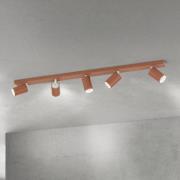 Deckenstrahler Sean, korallenrot, 5-flammig, Aluminium, GU10