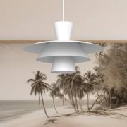 Hängeleuchte Plato, weiß, Metall, Ø 38 cm, E27