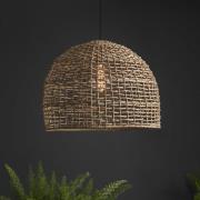 PR Home Hängeleuchte Cebu, Ø 46 cm, Lampakanay-Schirm, IP20