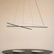 Lucande LED-Hängeleuchte Gavril, 100 cm, schwarz, dimmbar