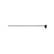 LED-Wandleuchte Arm L, 105 cm hoch, schwarz, Metall