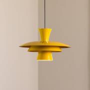 Hängeleuchte Plato, senfgelb, Metall, Ø 38 cm, E27
