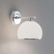 Wandleuchte Mina, chromfarben, Metall/Glas