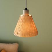 OSRAM Hängeleuchte Decor Raffia, 1-fl., Bast, naturfarben
