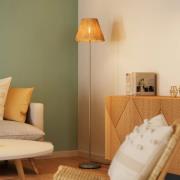 OSRAM Stehleuchte Decor Raffia, 1-fl., Bast naturfarben, E27