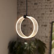 OSRAM LED-Hängeleuchte Decor Circle, 1-fl., CCT, schwarz
