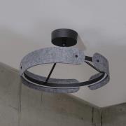 OSRAM LED-Deckenlampe Decor Curve Felt, grau, Filz, 3.000 K