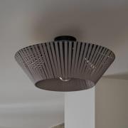 OSRAM Deckenlampe Decor Stripes grau, Ø 40,5 cm, Textil, E27