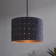 OSRAM Hängelampe Decor Felt Weaving, Ø 28 cm, grau, Filz E27