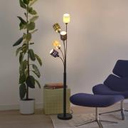 OSRAM Stehlampe Decor Felt Weaving Cans, bunt, 5-fl., E14