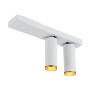 LOOM DESIGN LED-Deckenstrahler X-Beam, 2-flg., weiß