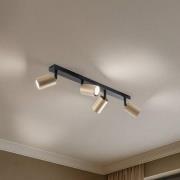 Deckenstrahler Zoom, 4-flammig, schwarz/gold