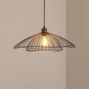 Hängeleuchte Tel, schwarz, Metall, Ø 50 cm, Metall