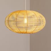 Hängeleuchte RATTAN, Ø 60 cm, naturbraun, Rattan, E27
