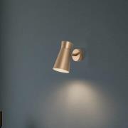 Wandleuchte Lotta, goldfarben, Strahler, Stahl, verstellbar