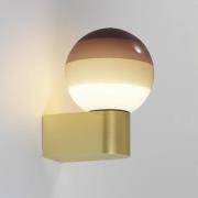 MARSET LED-Wandlampe Dipping Light A1, braun/messing