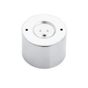 Deckenstrahler Chloe starr, Stahl verchromt