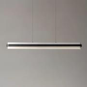 Lucande LED-Hängeleuchte Tarnin, schwarz/nickel, 98 cm