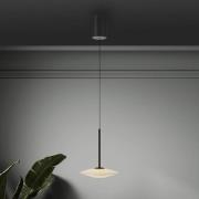 Paul Neuhaus LED-Hängelampe Elipsa, 1-flg., weiß/schwarz