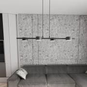 Deckenstrahler Sora, Länge 80 cm, Metall, 4-flg.