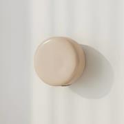 Wandleuchte BonBon, beige, Ø 16 cm, Glas