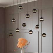 SCHÖNER WOHNEN LED-Hängelampe Lini schwarz 11-fl. lang 3000K