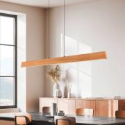 LED-Pendellampe Edgewood, Länge 150 cm, holzfarben Holz, CCT
