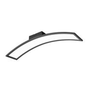 LED-Deckenleuchte Sigma, schwarz, 3.000 K, 2.600 lm, Metall