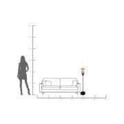 KARE Stehleuchte Sugar, mehrfarbig, Glas, 150 cm, G9