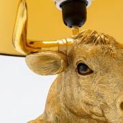 KARE Tischleuchte Boxer Bull, schwarz/gold, 53 cm, E27