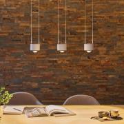 Paulmann LED-Hängelampe Aldan, aluminium, dimmbar, 3-flg.