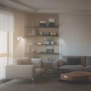 Wandstrahler Tapp, weiß, Ø 8 cm, 1-flammig, Metall, GU10