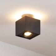 Arcchio Deckenlampe Walisa, 10 x 10 cm, schwarz, GU10